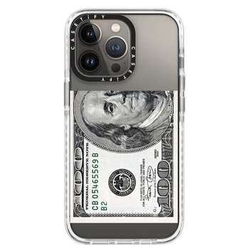 کاور قاب گوشی موبایل شفاف طرح دلار مناسب برای آیفون