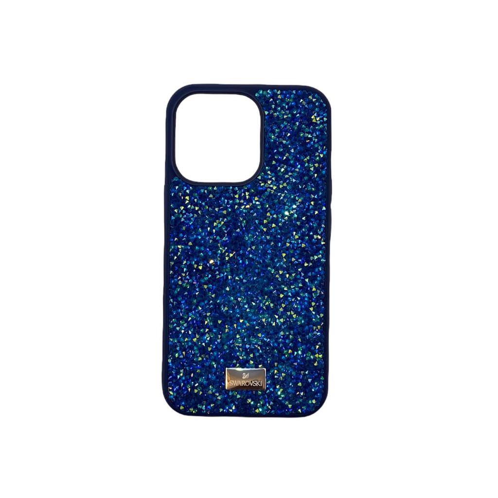 کاور قاب برند سواروسکی آبی اصل مناسب برای گوشی موبایل آیفون
